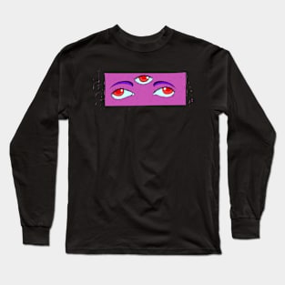 three eye Long Sleeve T-Shirt